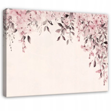 Tableau fleurs feuilles suspendues pour chambre à coucher salon cuisine sur toile 40x30