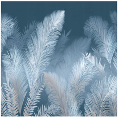 Papier peint abstrait feuilles blanc chambre salon papier peint intissé 300x210