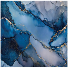 Papier peint mural marbre bleu abstrait pour chambre à coucher ou salon 150x105