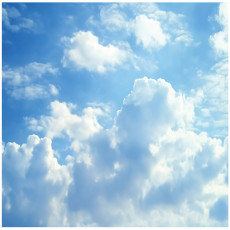 Papier peint ciel nuages nature chambre salon papier peint intissé 350x250