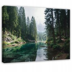 Image forêt 3D arbres nature paysage pour chambre à coucher salon sur toile 40x30