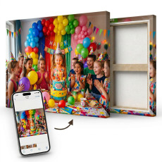 Tableau d’anniversaire personnalisé à partir de votre propre photo