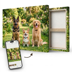 Tableau personnalisé de votre animal à partir de votre propre photo