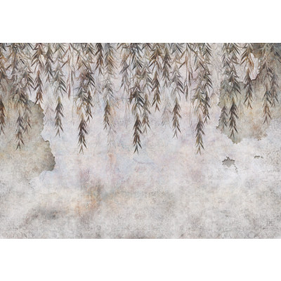 15099 - béton à motif de feuilles de saule