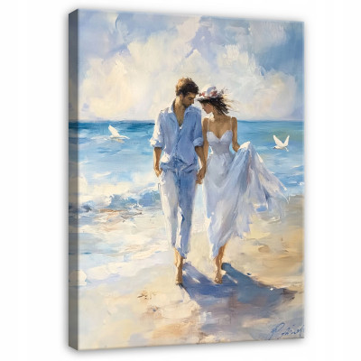 Tableau représentant la mer, pour femme et homme, à accrocher dans la chambre, le salon ou la cuisine, sur toile 120 x 80
