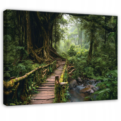 Image d'un arbre, nature, paysage forestier pour chambre à coucher ou salon, sur toile 40x30