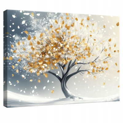 Tableau pour chambre à coucher, salon, cuisine, fleurs en 3D, arbre sur toile, mur, 40 x 30