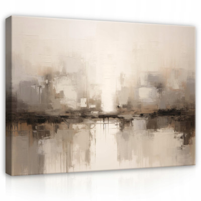 Tableau sur toile mural abstrait pour chambre à coucher salon petit moderne 40x30