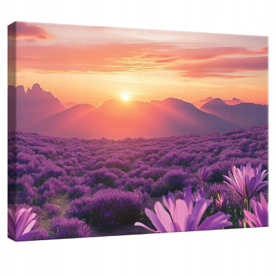 Tableau pour chambre à coucher, salon, cuisine, montagne, nature, vue sur toile, mur, 100 x 70