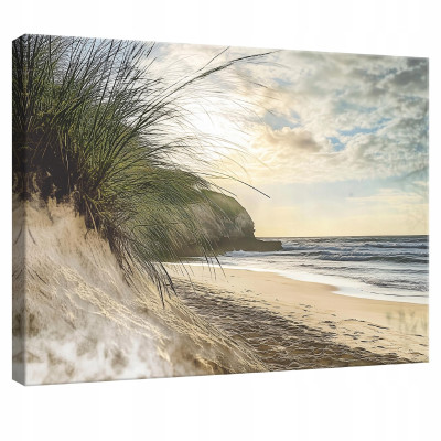 Tableau sur toile mur mer plage nature pour chambre à coucher salon cuisine 40x30