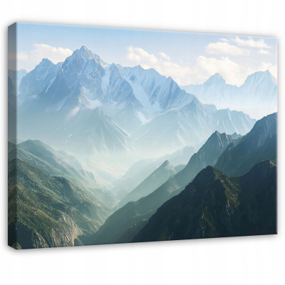 Image de montagne, nature, paysage pour le salon, la chambre à coucher, la cuisine, sur toile 60 x 40