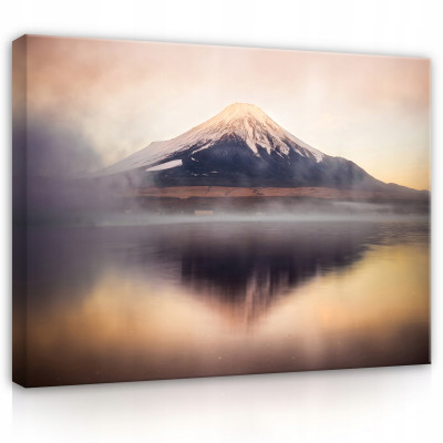 Image de montagne, paysage, nature sur toile 100x70