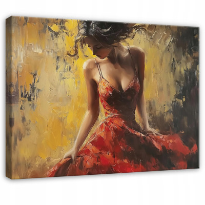 Tableau pop art représentant une femme, pour chambre à coucher, salon ou cuisine, sur toile 120 x 80