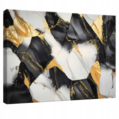 Tableau sur toile mural abstraction marbre pour chambre à coucher salon cuisine 40x30