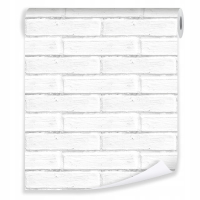 Papier peint brique blanche papier peint mural 3D effet + colle