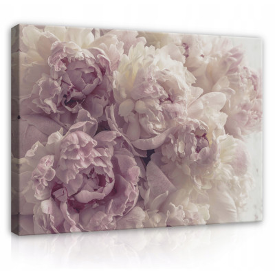 Peinture sur toile murale fleurs pivoines pour chambre à coucher salon moderne 40x30