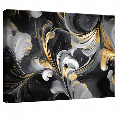 Tableau sur toile mural abstrait glamour pour chambre à coucher salon cuisine 100x70