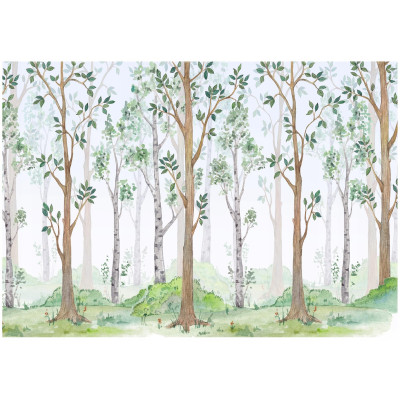 Papier peint for&ecirc;t pour enfants papier peint pour chambre d'enfant intiss&eacute; 400x280