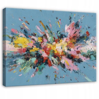 Peinture abstraite, peinture artistique, aquarelle pour chambre à coucher ou salon, sur toile 120x80