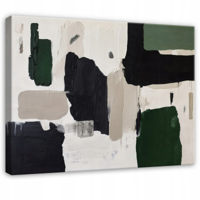 Tableau abstrait structure art déco pour chambre à coucher salon sur toile 40x30