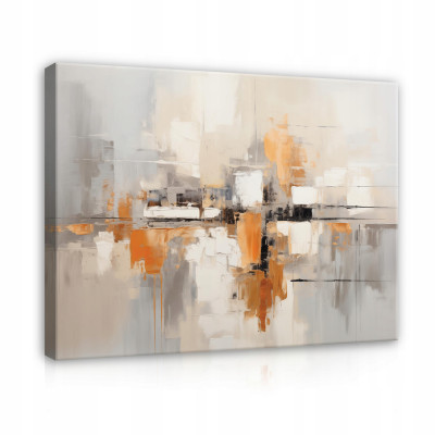 Tableau abstrait pour salon ou chambre à coucher sur toile murale moderne 100x70