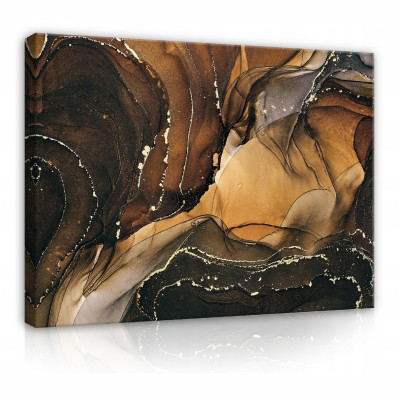 Tableau sur toile marbre abstraction salon 120x80