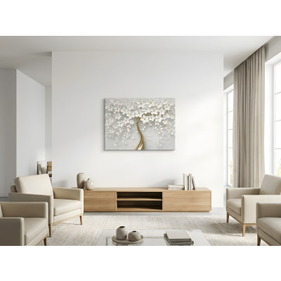 Tableau de salon, abstrait, toile 60 x 40