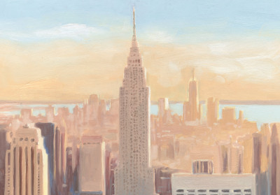 Papier peint mural « Gratte-ciel de New York » pour le salon