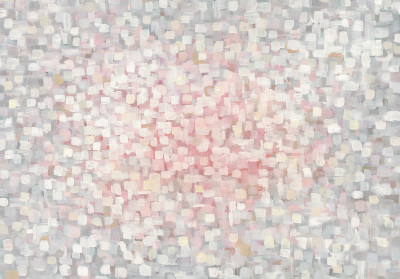 Papier peint mural « Carrés pastel » pour le salon